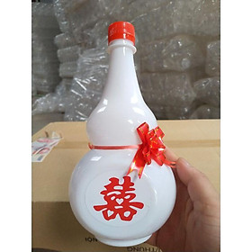 Mua set 20 chai hồ lô 860ml loại dày tặng kèm lơ và chữ hỉ l