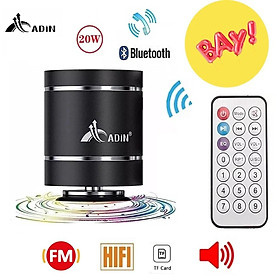 Loa Rung Bluetooth Di Động Adin Có Đài Fm Điều Khiển Từ Xa Loa Vibro Loa Siêu Trầm Không Dây Loa Bass Cho Điện Thoại Màu sắc: đen Kích Thước Loa Trầm/Kích Thước Toàn Dải: 1.25