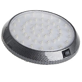 Auto Car Interior White 46 LED Roof Light Reading Lamp Round with ON/OFF switch Beautiful