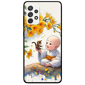 Ốp lưng cho Samsung A16 - A06 - A23 - A32 4G - A52 - M33 - Chú Tiểu Và Mèo - Hàng Chính Hãng