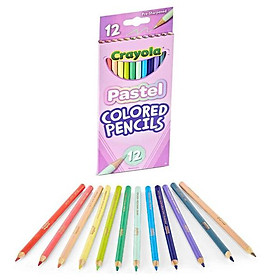 Hộp 12 Bút Chì Màu Tông Pastel - Crayola 682030