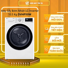 Mua  Chỉ giao tại HCM  MÁY SẤY LG INVERTER 10.5KG DVHP50W - Hàng chính hãng