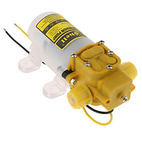58PSI DC 12V 2L/Min Diaphragm Water Self Priming Pump High Pressure - Yellow