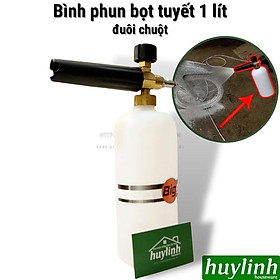 Mua Bình phun bọt tuyết 1 lít cao cấp - đầu 1/4 - khớp ren 14 - Đầu đen