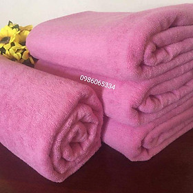 Khăn tắm xuất nhật 100 cotton màu hồng siêu xin kt 70x140cm