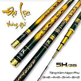 Cần câu tay Đại Lực Vương Giả 5H - 28i  tặng kèm 1 ngọn phụ AnhNam-Fishing