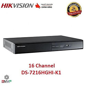 Đầu ghi hình 16 kênh Turbo HD 3.0 Hikvision DS-7216HGHI-K1  - Hàng chính hãng
