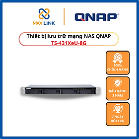 Mua Thiết bị lưu trữ mạng NAS Qnap TS-431XeU-8G Hàng chính hãng