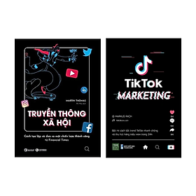 Combo 2Q Sách Ứng Dụng Công Nghệ Truyền Thông Trong Kinh Doanh : Truyền Thông Xã Hội + Tiktok Marketing