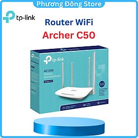 Mua Router Wi-Fi TP-LINK Băng tần kép  Tốc độ cao TP-LINK Archer C50 - Hàng chính hãng