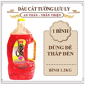 Mua Dầu Cát Tường Lưu Ly Thắp Đèn 1.2kg - 1.8Lít