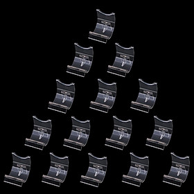 15PCS Lighter Display Stand Clear Acrylic Easel Holder Rack for Lighter