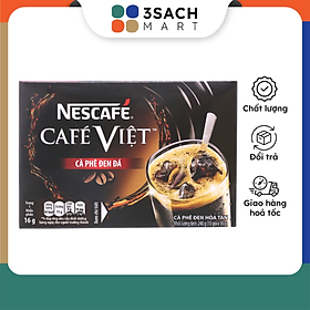Nescafe Việt Cà Phê 2in1 Đen Đá - hộp 15x16gr