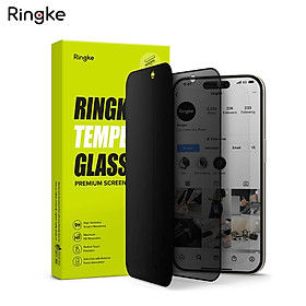 Mua Dán cường lực chống nhìn trộm dành cho iPhone 15 Pro Max/15 Pro/15 Plus/15 RINGKE Privacy Tempered Glass - Hàng Chính Hãng