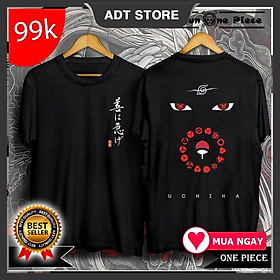 Áo thun anime Naruto UChiha Itachi Sasuke phong cách Harajuku Nhật Bản nam nữ đủ size