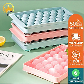 Mua Khay Làm Đá Viên Tròn Loại Lớn Làm Được 33 Viên  Khuôn Làm Rau Câu   Kem Mới Lạ