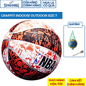 Hình ảnh Quả bóng rổ Spalding NBA Graffiti số 7 (73-722Z)