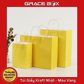 Mua Túi Giấy Kraft Nhật Cao Cấp - Màu Vàng