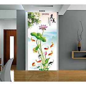 Mua 10 MẪU TRANH HOA SEN PHONG THỦY - Tranh treo tường hoa sen khổ dọc