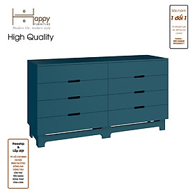 [Happy Home Furniture] MOLLY, Tủ lưu trữ 8 ngăn kéo, 160cm x 45cm x 86cm ( DxRxC), THK_109
