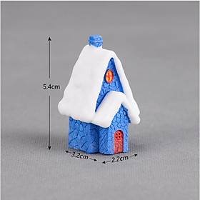 Mô Hình Ngôi Nhà Tuyết đêm Noel size lớn Làm Tiểu Cảnh Giáng Sinh - trang trí terrarium / decord mô hình