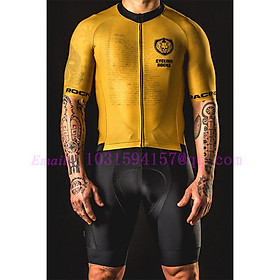Đi Xe Đạp Jersey Phù Hợp Với Đá Đội Đua Nam Mùa Hè Xe Đạp Bộ Tay Ngắn Maillot Chu Kỳ Quần Áo Ciclismo Áo Sơ Mi Áo Mặc Bộ Yếm Color: Suit 13 Size: XXS