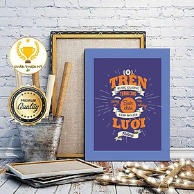 Tranh tạo động lực - dành cho văn phòng - Tranh slogan Hott + tặng mua 4 tặng 1