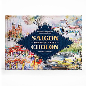Sights Of A City Saigon - Cholon - Paintings & Sketches