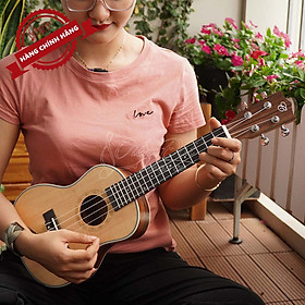 Hình ảnh Đàn Ukulele Concert CHARD 24YM-S, Gỗ Vân Sam Nguyên Tấm, Âm Thanh Hay - Hàng Chính Hãng