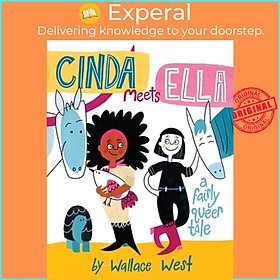 Sách - Cinda Meets Ella by Wallace West (UK edition, hardcover)
