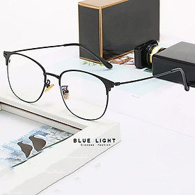 Kính Giả Cận, Gọng Kính Cận Nam Nữ Mắt Mèo Full Đen Không Độ Hàn Quốc - BLUE LIGHT SHOP