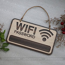 Mua Bảng gỗ decor vintage wifi  bảng gỗ thông tin password wifi trang trí quán chính hãng LEVU