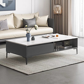 Mua Bàn Trà Sofa Mặt Giả Vân Đá Kiểu Dáng Hiện Đại Sang Trọng AP296