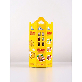 Kẹo Calipzo mix 100g Bát giác Màu vàng