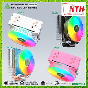 Fan PRO4 LED ARGB(Tản 4U, Fan 12cm, Đen, Trắng, Hồng, Xanh, Full Socket)-hàng chính hãng 