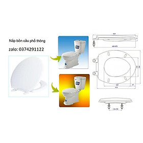 Mua Nắp Bồn Cầu Màu Trắng Cho Bồn Cầu Thiên Thanh-HC-Viglacera-Dococera-American-Inax...