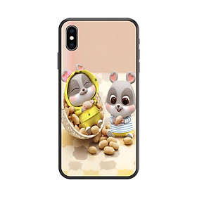 Ốp lưng TPU viền dẻo cho điện thoại IPHONE XS MAX Hình Chuột Tết 2020 Mẫu 08