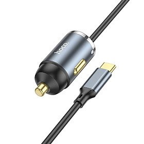 Mua Bộ chia tẩu sạc trên ô tô cho Hoco NZ7  Sạc nhanh 3A  PD 20W  Quick Charge 3.0 - Hàng Chính Hãng nhỏ gọn tiện lợi