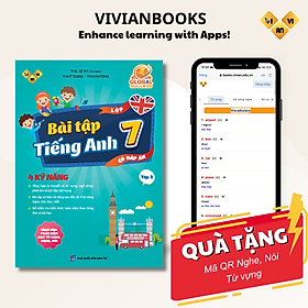 Bài tập tiếng Anh lớp 7 Global Success Kết nối tri thức 4 kỹ năng (Có đáp án) – ThS. Lê Vy – Ngoại ngữ Vivian