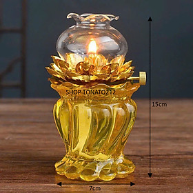 Mua ĐÈN DẦU CÁT TƯỜNG 033 TRẮNG CAO 15CM