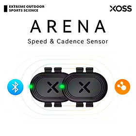 Bộ Cảm Biến Tốc Độ & Vòng Tua Xe Đạp XOSS Arena Speed/Cadence Sensor ANT+ BLE 5.0 Dual Tương Thích Apple Watch Garmin Bryton