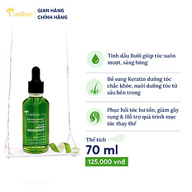 Tinh Chất Dưỡng Tóc Bưởi Coslive 70ml