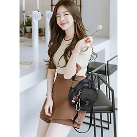 Balo Mini Nữ Vừa Đeo Balo Vừa Đeo Túi BLH647 (22x 17CM)