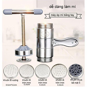 Máy làm mì ống bằng thép không gỉ (5 khuôn mẫu) 