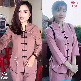 ĐỒ LAM ĐI CHÙA trang nhã  - Hồng Lọt,Size 1 44 kí trở lại