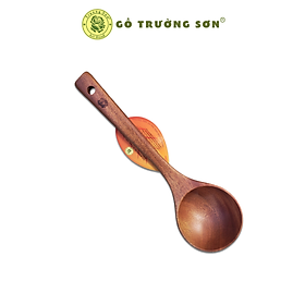 Mua Muỗng Múc Canh Cỡ Nhỏ Mui Tròn Sâu - Vá Gỗ S3 Xà Cừ  ( 24 x 7 x 1 cm ) - Đồ Gỗ Nhà Bếp Thương Hiệu Trường Sơn