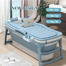 Mua Chậu Tắm Gấp Gọn Cho Người Lớn Trẻ Em Dài 1 28m - Thau Tắm Silicon Cao Cấp - Bồn Xông Hơi Gia Đình