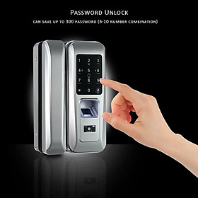 Mua Khoá cửa kính vân tay APP Glass Door Clock 898F - Home and Garden