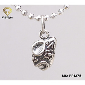 Mặt đeo dây chuyền, lắc tay, lắc chân bạc Ý 925 Huệ Ngân - 12 con giáp