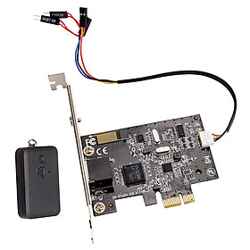 1000Mbps Gigabit Ethernet PCI-E Network Card + remote control